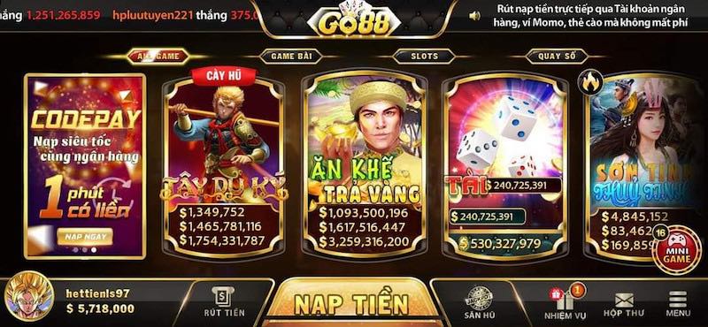 Go88 - Game bài đổi thưởng uy tín hàng đầu Châu Á 3 Một số trò chơi được người chơi ưa chuộng tại Go88