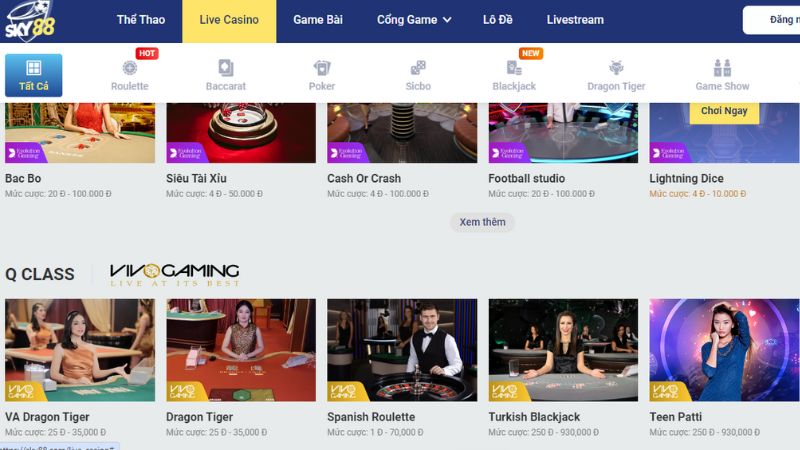Sky88 - Nhà cái cá cược thể thao uy tín Hàng đầu thị trường châu Á 3 Các siêu phẩm cực hot có mặt tại thương hiệu