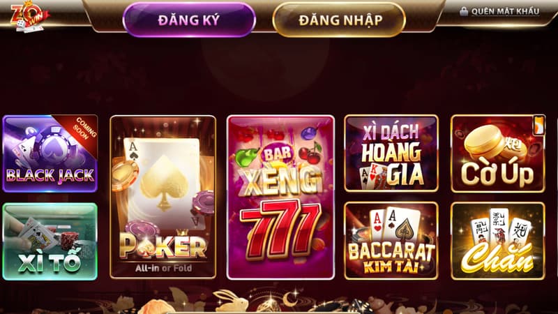 Zowin - Game bài đổi thưởng uy tín, cá cược đỉnh cao năm 2025 3 Tổng hợp các tựa game cá cược online hot tại Zowin