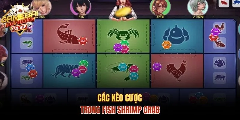 Nằm Lòng Cách Chơi Bầu Cua Tôm Cá Online Chỉ Trong 1 Phút 2 Các kèo trong Fish Shrimp Crab
